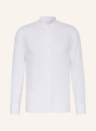 120% Lino 120%Lino Leinenhemd Slim Fit weiss
