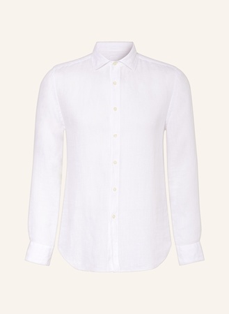 120% Lino 120%Lino Leinenhemd Slim Fit weiss