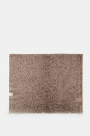 19 Andrea’s 47  - Herren - Cashmere Schal dunkelbraun meliert
