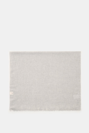 19 Andrea’s 47  - Herren - Cashmere Schal hellgrau meliert