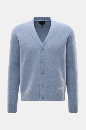 A.P.C.  - Herren - Cardigan 'Kevin' rauchblau meliert