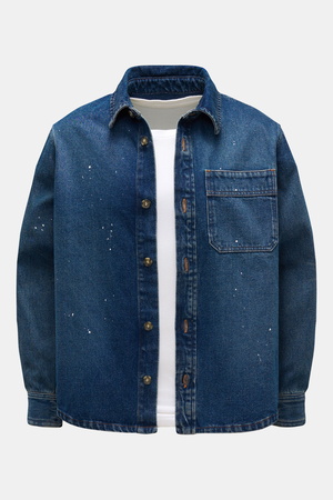 A.P.C.  - Herren - Jeans-Overshirt 'Basile' navy