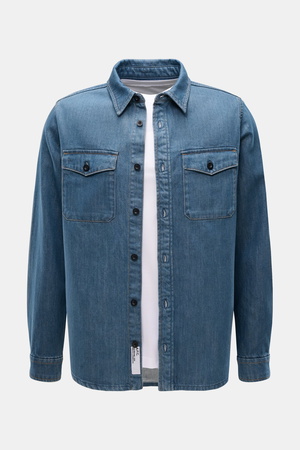 A.P.C.  - Herren - Jeans-Overshirt rauchblau