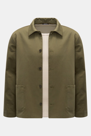 A.P.C.  - Herren - Overshirt 'Kerlouan Logo' oliv