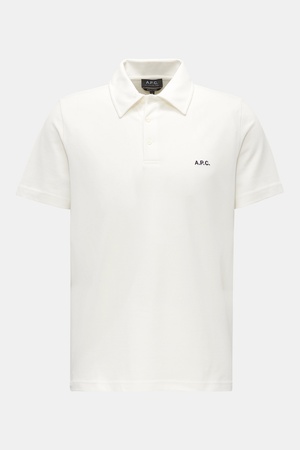 A.P.C.  - Herren - Poloshirt 'Austin' offwhite grau