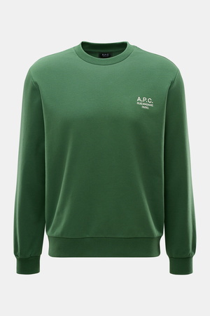 A.P.C.  - Herren - Rundhals-Sweatshirt 'Standard Rue Madame' dunkelgrün