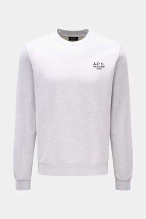 A.P.C.  - Herren - Rundhals-Sweatshirt 'Standard Rue Madame' grau meliert