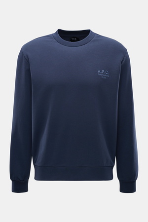 A.P.C.  - Herren - Rundhals-Sweatshirt 'Standard Rue Madame' navy