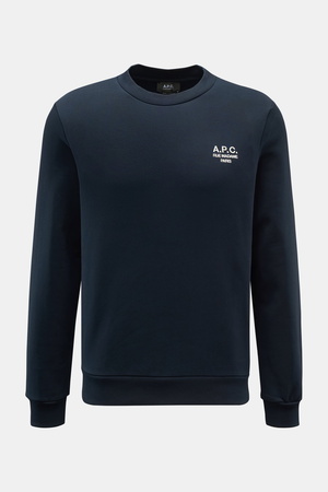 A.P.C.  - Herren - Rundhals-Sweatshirt 'Standard Rue Madame' navy