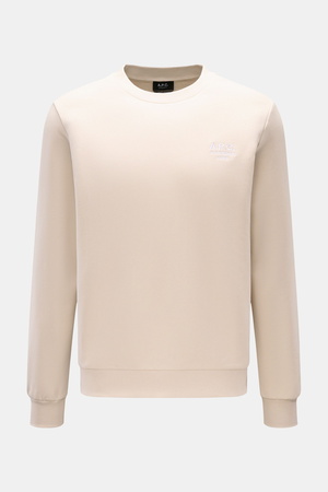 A.P.C.  - Herren - Rundhals-Sweatshirt 'Standard Rue Madame' sand