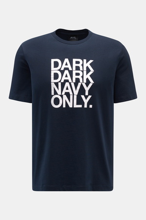 A.P.C.  - Herren - Rundhals-T-Shirt dark navy