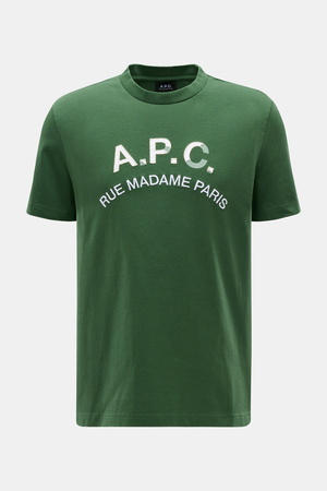 A.P.C.  - Herren - Rundhals-T-Shirt dunkelgrün