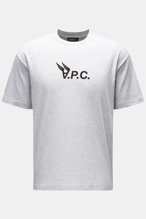 A.P.C.  - Herren - Rundhals-T-Shirt 'Hermance' hellgrau grau