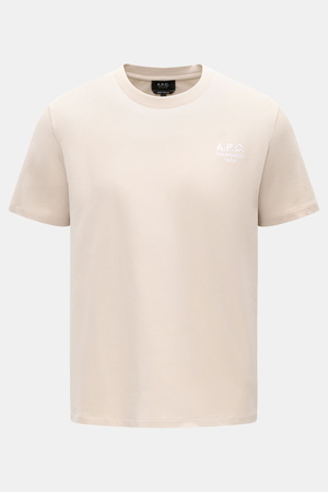 A.P.C.  - Herren - Rundhals-T-Shirt 'Standard Rue Madame' beige