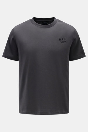 A.P.C.  - Herren - Rundhals-T-Shirt 'Standard Rue Madame' dunkelgrau