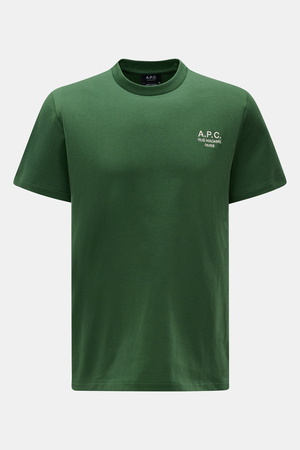 A.P.C.  - Herren - Rundhals-T-Shirt 'Standard Rue Madame' grün