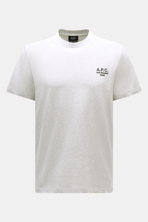 A.P.C.  - Herren - Rundhals-T-Shirt 'Standard Rue Madame' hellgrau meliert
