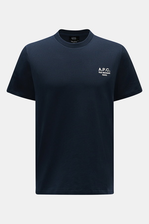A.P.C.  - Herren - Rundhals-T-Shirt 'Standard Rue Madame' navy
