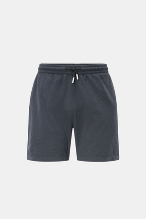 04651 / A trip in a bag - Herren - Badeshorts 'Mono Seersucker' navy