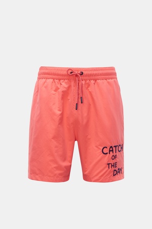 04651 / A trip in a bag - Herren - Badeshorts 'Plain Swim' koralle