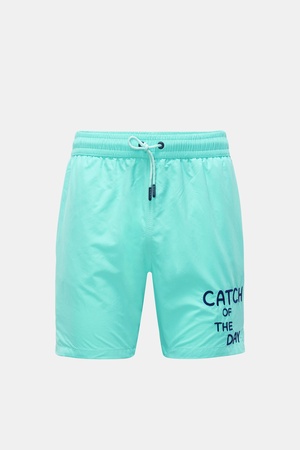 04651 / A trip in a bag - Herren - Badeshorts 'Plain Swim' türkis