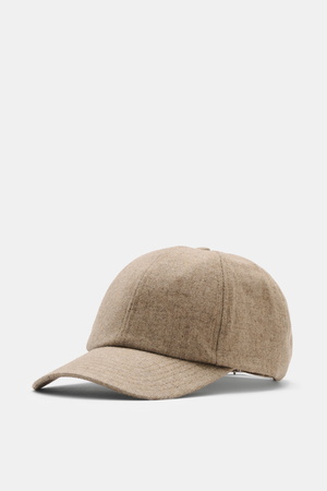 04651 / A trip in a bag - Herren - Baseball-Cap 'Flannel' beige