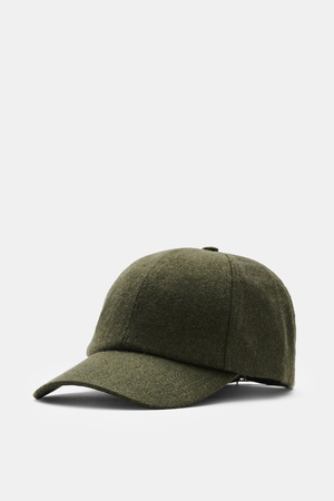 04651 / A trip in a bag - Herren - Baseball-Cap 'Flannel' dark olive