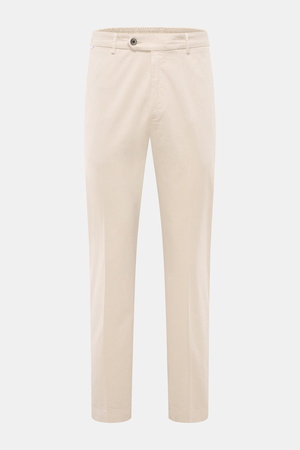 04651 / A trip in a bag - Herren - Baumwoll-Jogpants 'Flex Light' beige