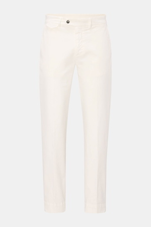 04651 / A trip in a bag - Herren - Baumwollhose 'Flex' creme