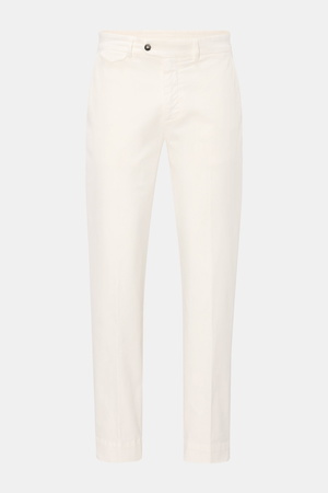 04651 / A trip in a bag - Herren - Baumwollhose 'Flex' creme
