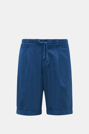 04651 / A trip in a bag - Herren - Bermudas 'Linen Blended Bermuda' dunkelblau