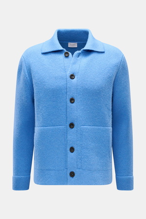 04651 / A trip in a bag - Herren - Cardigan 'Boiled Blouson' blau
