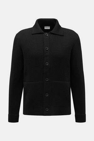 04651 / A trip in a bag - Herren - Cardigan 'Boiled Blouson' schwarz