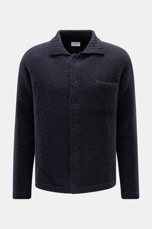 04651 / A trip in a bag - Herren - Cardigan 'Chunky Overshirt' navy