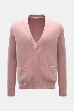 04651 / A trip in a bag - Herren - Cardigan 'Foggy' altrosa