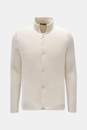 04651 / A trip in a bag - Herren - Cardigan 'Foggy' creme