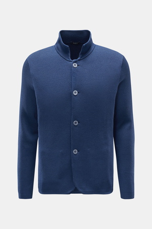 04651 / A trip in a bag - Herren - Cardigan 'Foggy' dunkelblau