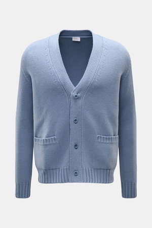 04651 / A trip in a bag - Herren - Cardigan 'Foggy' rauchblau
