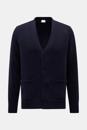 04651 / A trip in a bag - Herren - Cashmere Cardigan navy