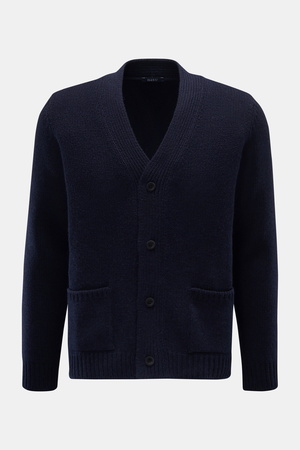 04651 / A trip in a bag - Herren - Cashmere Cardigan navy