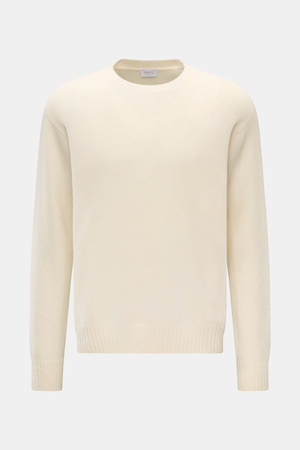 04651 / A trip in a bag - Herren - Cashmere Rundhalspullover 'Extreme Cashmere Crew' creme