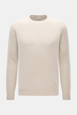 04651 / A trip in a bag - Herren - Cashmere Rundhalspullover 'Extreme Cashmere Crew' creme