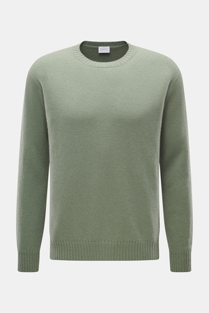 04651 / A trip in a bag - Herren - Cashmere Rundhalspullover 'Extreme Cashmere Crew' hellgrün