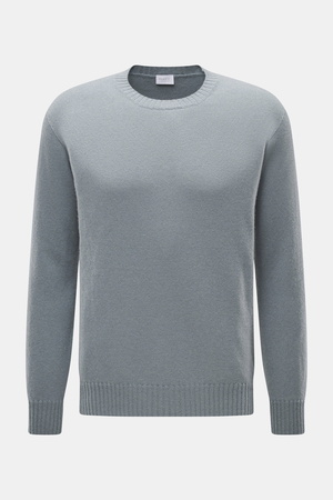 04651 / A trip in a bag - Herren - Cashmere Rundhalspullover 'Extreme Cashmere Crew' rauchblau