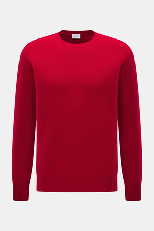 04651 / A trip in a bag - Herren - Cashmere Rundhalspullover 'Extreme Cashmere Crew' rot