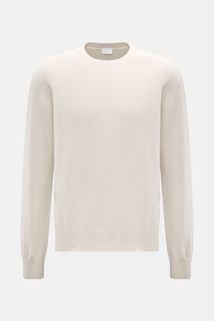 04651 / A trip in a bag - Herren - Cashmere Rundhalspullover 'Extreme Cashmere Crew' sand