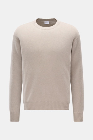04651 / A trip in a bag - Herren - Cashmere Rundhalspullover 'Extreme Cashmere Crew' taupe