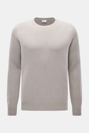 04651 / A trip in a bag - Herren - Cashmere Rundhalspullover 'Extreme Cashmere Crew' taupe