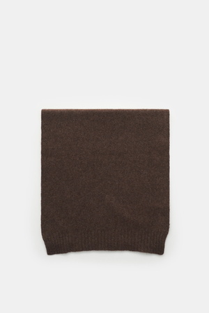 04651 / A trip in a bag - Herren - Cashmere Schal graubraun meliert
