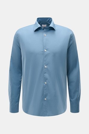 04651 / A trip in a bag - Herren - Casual Hemd 'Cloudy Shirt' schmaler Kragen rauchblau